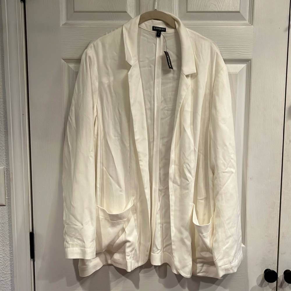Express brand size XL open front lightweight jacket with pockets- NWT